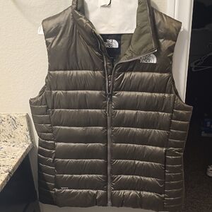 The North Face Metallic Brown Puffer Vest